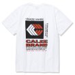 画像1: CALEE/Stretch trade mark logo t-shirt（ホワイト） 【40%OFF】［プリントT-22春夏］ (1)