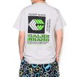 画像4: CALEE/Stretch trade mark logo t-shirt（グレー）［プリントT-22春夏］ (4)
