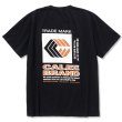 画像1: CALEE/Stretch trade mark logo t-shirt（ブラック） 【60%OFF】［プリントT-22春夏］ (1)