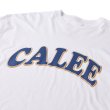 画像3: CALEE/×SHELTECH CALEE Logo tail cut drop shoulder（T-shirt A）（ホワイト）［ドロップショルダーT-22春夏］ (3)