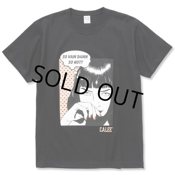 画像1: CALEE/Girl friend t-shirt（ブラック） 【30%OFF】［プリントT-22春夏］ (1)