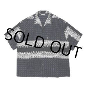 画像: COOTIE PRODUCTIONS/Rayon Open Collar S/S Shirt（Black）［レーヨンオープンカラーシャツ-22春夏］