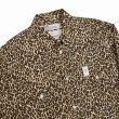 画像3: DAIRIKU/"Chimpira" Leopard Western Shirt（Yellow Leopard）［レオパードウエスタンシャツ-22秋冬］ (3)