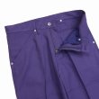 画像4: DAIRIKU/"Painter" Pressed Pants（Purple） 【30%OFF】［"ペインター"スタプレパンツ-22秋冬］ (4)