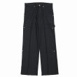 画像2: DAIRIKU/"Painter" Pressed Pants（Black）［"ペインター"スタプレパンツ-22秋冬］ (2)