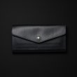 画像1: ANTIDOTE BUYERS CLUB/Trucker Long Wallet（Black-Smooth Leather） (1)