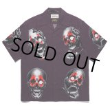画像: WACKO MARIA/56 TATTOO STUDIO / HAWAIIAN SHIRT S/S（PURPLE）［ハワイアンシャツ-22秋冬］