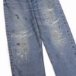 画像5: DAIRIKU/"Straight" Hard damage & Repair Vintage Denim Pants（Washed Indigo） 【30%OFF】［ハードダメージ&リペアストレートデニムパンツ-22秋冬］ (5)