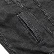 画像5: CALEE/Vintage reproduct 3rd type denim jacket -used black-（Used Black）［3rdタイプデニムJKT-22秋冬］ (5)