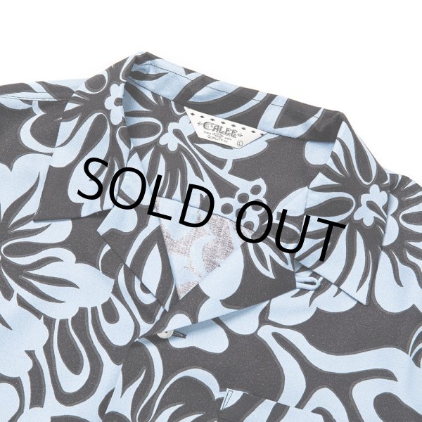 画像2: CALEE/Allover flower pattern R/P shirt（Black） 【70%OFF】［フラワーパターンシャツ-22秋冬］ (2)