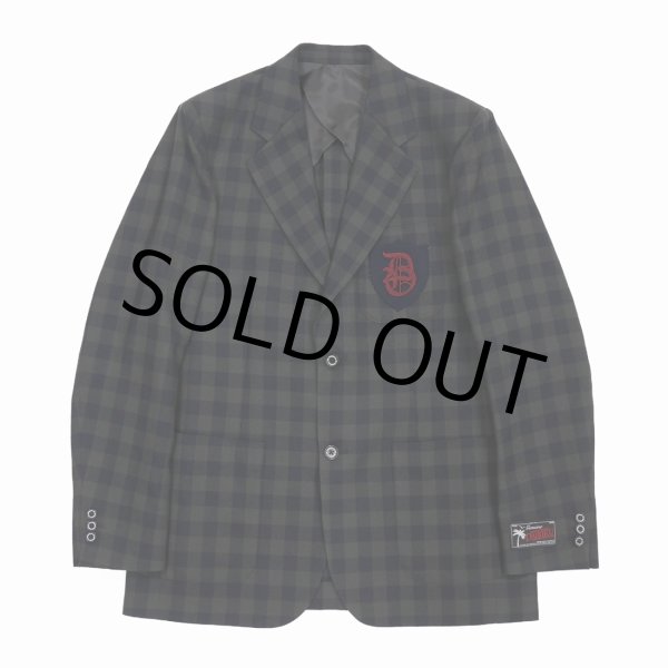 画像1: DAIRIKU/"D" School Check Tailored Jacket（Navy&Grey） 【40%OFF】［スクールチェックテーラードJKT-22秋冬］ (1)