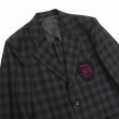 画像4: DAIRIKU/"D" School Check Tailored Jacket（Navy&Grey） 【40%OFF】［スクールチェックテーラードJKT-22秋冬］ (4)