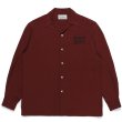 画像1: WACKO MARIA/50'S SHIRT L/S（D-RED）［50'Sシャツ-22秋冬］ (1)
