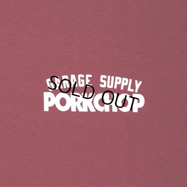 画像3: PORKCHOP/CRUSHER L/S TEE（MAROON）［プリント長袖T-22秋冬］ (3)