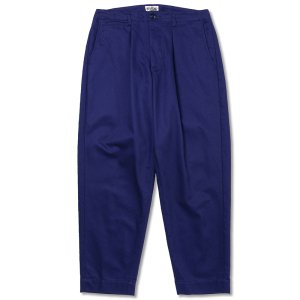 画像: CALEE/Vintage type chino cloth tuck trousers（Navy） 【40%OFF】［チノトラウザース-23春夏］