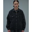 画像2: COOTIE PRODUCTIONS/Denim Zip Up Work Jacket（Black Fade）［デニムジップワークJKT-22秋冬］ (2)