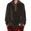 画像4: CALEE/Cotton pile jersey pullover hoodie（Khaki） 【60%OFF】［コットンパイルジャージフーディー-22秋冬］ (4)