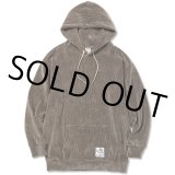 画像: CALEE/Cotton pile jersey pullover hoodie（Khaki） 【60%OFF】［コットンパイルジャージフーディー-22秋冬］