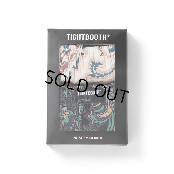 画像2: TIGHTBOOTH/PAISLEY BOXER（Black/Ivory） 【30%OFF】［ボクサートランクス2枚セット-22秋冬］ (2)