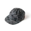 画像1: TIGHTBOOTH/PAISLEY VELOUR CAMP CAP（Black） 【30%OFF】［ペイズリーベロアキャップ-22秋冬］ (1)