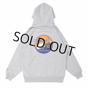 画像: PORKCHOP/PORK CHOPPER ZIP UP HOODIE（GRAY）［ジップアップフーディー-22秋冬］