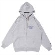 画像2: PORKCHOP/PORK CHOPPER ZIP UP HOODIE（GRAY）［ジップアップフーディー-22秋冬］ (2)