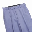 画像3: WACKO MARIA/PLEATED TROUSERS（TYPE-2）（PURPLE）［ワンタックスラックス(TYPE-2)-22秋冬］ (3)