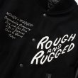 画像3: ROUGH AND RUGGED/DUST（BLACK/BLACK） 【30%OFF】［袖レザースタジャン-22秋冬］ (3)