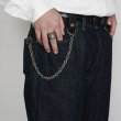 画像5: CALEE/Silver star concho leather wallet chain（BLACK）［ウォレットチェーン-22秋冬］ (5)