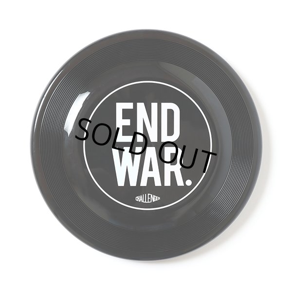 画像1: CHALLENGER/END WAR FRISBEE（BLACK）［フリスビー-23春夏］ (1)