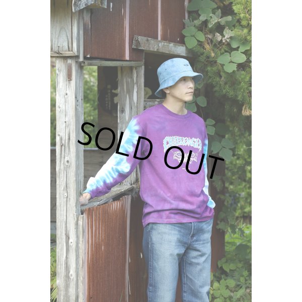 画像5: CHALLENGER/L/S TIE DYE MASK TEE（PURPLE TIE DYE）［タイダイ長袖T-23春夏］ (5)
