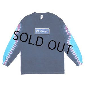 画像: CHALLENGER/L/S TIE DYE LOGO TEE（NAVY TIE DYE）［タイダイ長袖T-23春夏］