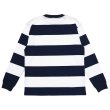 画像2: CHALLENGER/L/S HEAVYWEIGHT BORDER TEE（WHITE/NAVY）［ヘビーウエイトボーダー長袖T-23春夏］ (2)