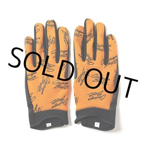 画像: CHALLENGER/MULTI SIGNATURE MECHANIC GLOVE（ORANGE）［メカニックグローブ-23春夏］