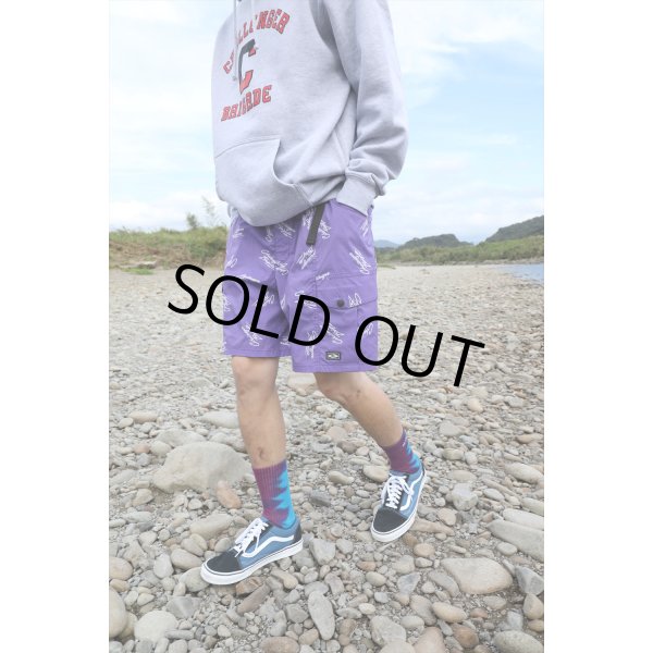 画像3: CHALLENGER/MULTI SIGNATURE CARGO SHORTS（PURPLE）［マルチシグネチャーカーゴショーツ-23春夏］ (3)