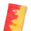 画像2: CHALLENGER/FLAME TIE DYE SOCKS（ORANGE/RED）［フレイムタイダイソックス-23春夏］ (2)