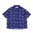 画像1: CHALLENGER/S/S MULTI SIGNATURE SHIRT（NAVY）［マルチシグネチャーシャツ-23春夏］ (1)