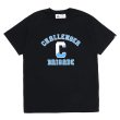 画像1: CHALLENGER/COLLEGE TEE（BLACK）［プリントT-23春夏］ (1)