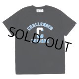 画像: CHALLENGER/COLLEGE TEE（BLACK）［プリントT-23春夏］