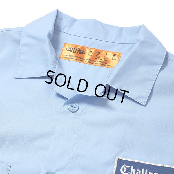 CHALLENGER/L/S WORKER SHIRT（SAX）［ワーカーシャツ-23春夏］ - JONAS