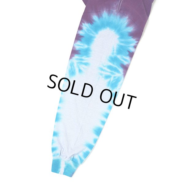 画像4: CHALLENGER/L/S TIE DYE MASK TEE（PURPLE TIE DYE）［タイダイ長袖T-23春夏］ (4)