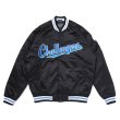 画像1: CHALLENGER/VARSITY JACKET（BLACK）［ヴァーシティJKT-23春夏］ (1)