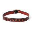 画像1: CHALLENGER/LOGO LEATHER BELT（BLACK）［ロゴレザーベルト-23春夏］ (1)