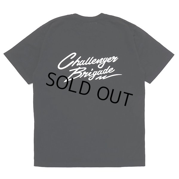 画像1: CHALLENGER/SIGNATURE TEE（BLACK）［プリントT-23春夏］ (1)