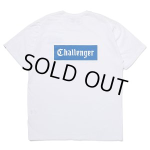 画像: CHALLENGER/LOGO PATCH TEE（WHITE）［ワッペン+プリントポケT-23春夏］