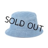 画像: CHALLENGER/DENIM BUCKET HAT（WASHED INDIGO）［デニムバケットハット-23春夏］