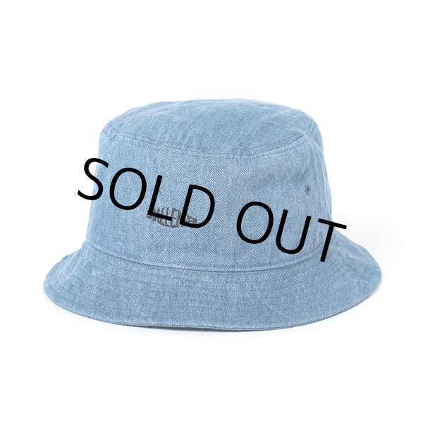 画像1: CHALLENGER/DENIM BUCKET HAT（WASHED INDIGO）［デニムバケットハット-23春夏］ (1)