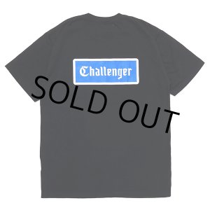 画像: CHALLENGER/LOGO PATCH TEE（BLACK）［ワッペン+プリントポケT-23春夏］