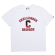 画像1: CHALLENGER/COLLEGE TEE（WHITE）［プリントT-23春夏］ (1)