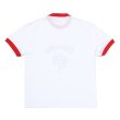 画像2: CHALLENGER/BURNING SNAKE RINGER TEE（WHITE/RED）［リンガーT-23春夏］ (2)